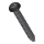 BATH DELUXE 54-045-00-02-12 - SADA 50x Šrouby pro akustické panely T25 4,6x45 mm lakovaná černá