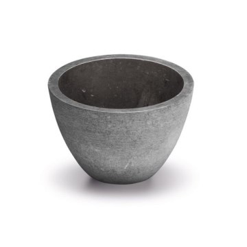 Bathco 00374 - Umyvadlo do desky vestavné  MIRAGE pr. 40 cm kámen/šedá