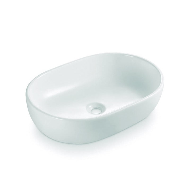 Bathco 4037 - Umyvadlo na desku TOULOUSE 59x41,5 cm porcelán/bílá