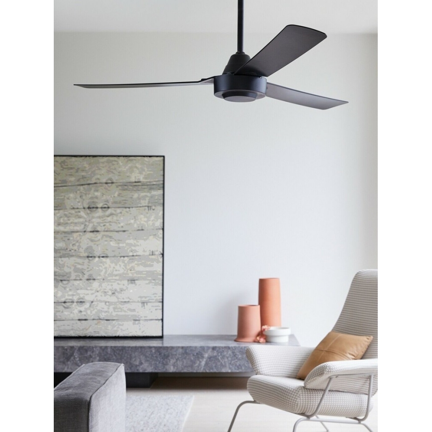 BAYSIDE 213017 - Stropní ventilátor CALYPSO černá pr. 122 cm