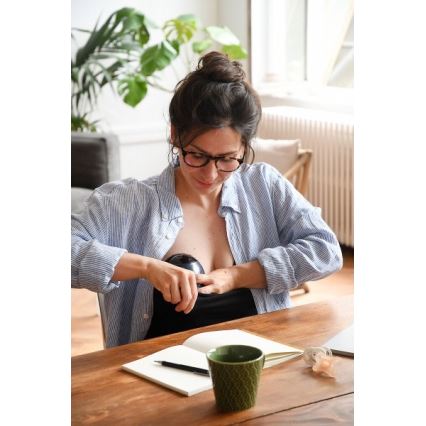 Beaba - Odsávačka mateřského mléka elektrická HANDS-FREE 180 ml 1300 mAh modrá