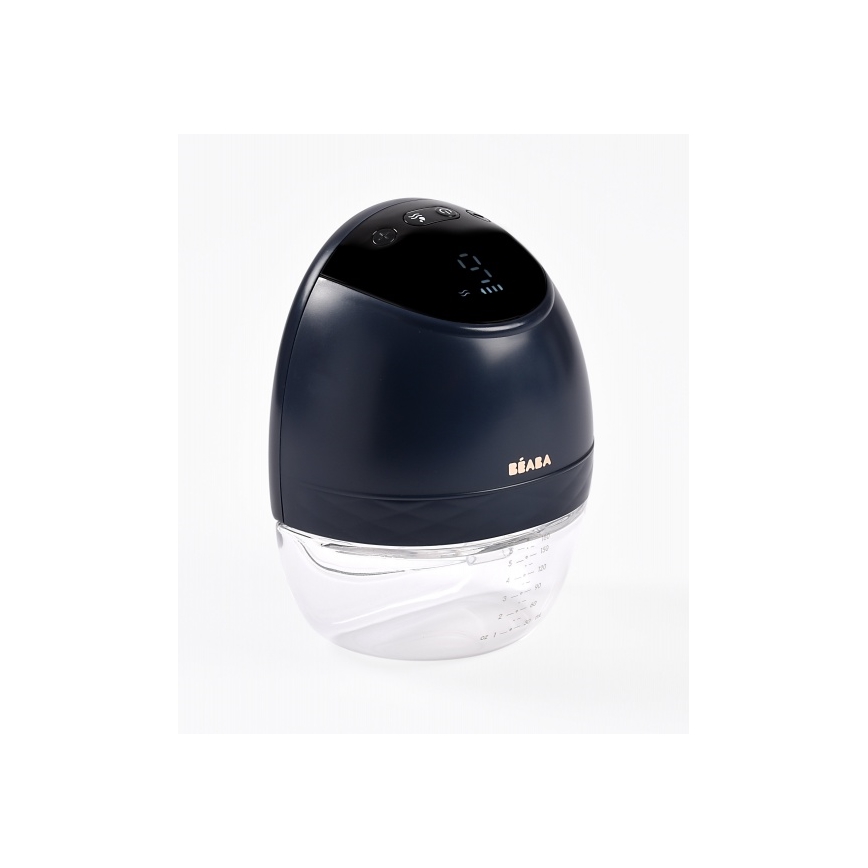 Beaba - Odsávačka mateřského mléka elektrická HANDS-FREE 180 ml 1300 mAh modrá