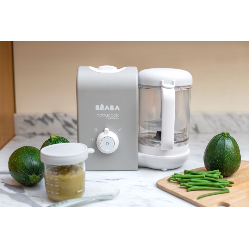 Beaba - Parní vařič 2v1 BABYCOOK EXPRESS šedá