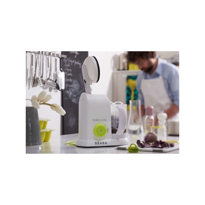 Beaba - Parní vařič s mixérem BABYCOOK bílá