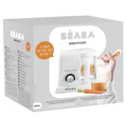 Beaba - Parní vařič s mixérem BABYCOOK bílá