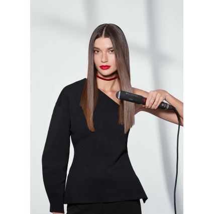 Bellissima 11948 - Žehlička na vlasy s LCD displejem INFRARED 60W/230V černá