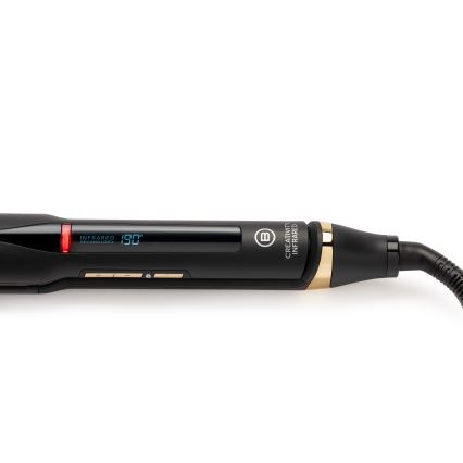 Bellissima 11948 - Žehlička na vlasy s LCD displejem INFRARED 60W/230V černá