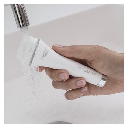 Bellissima 5167 - Čistící kartáček na obličej PURE&LIGHT 1xAA krémová