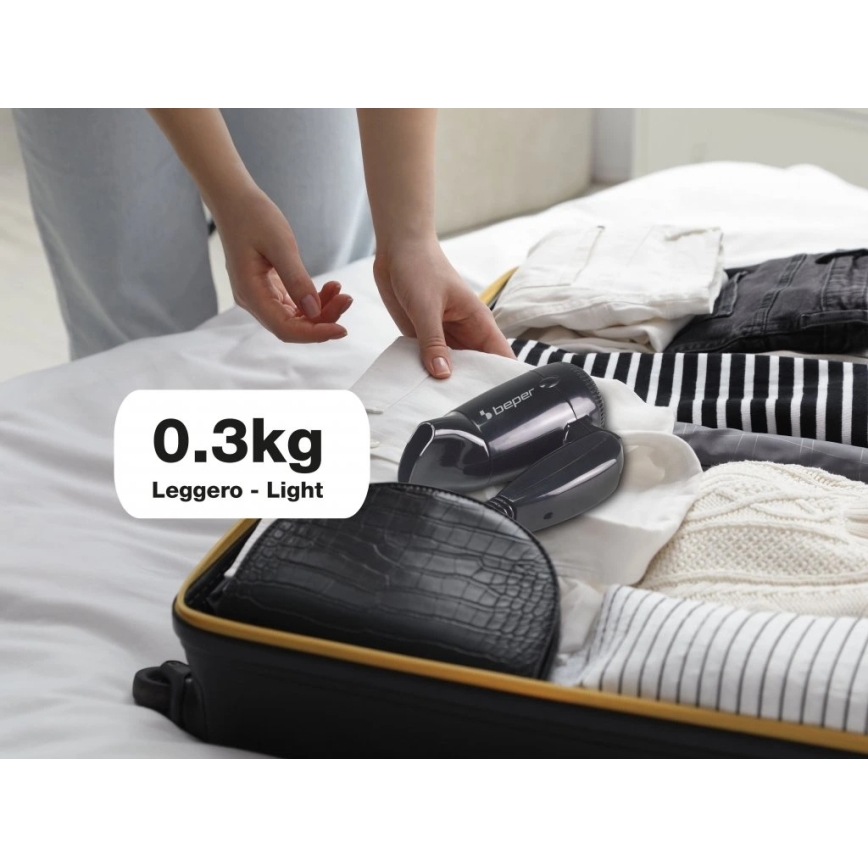 Beper - Cestovní fén 1200W/230V