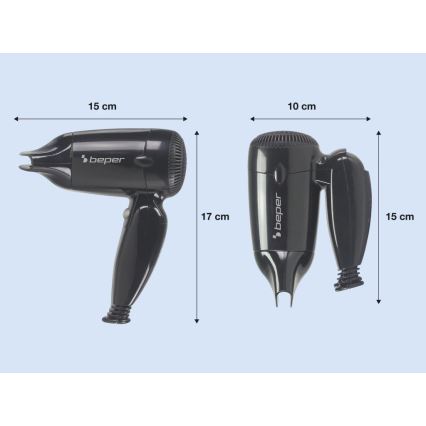Beper - Cestovní fén 1200W/230V