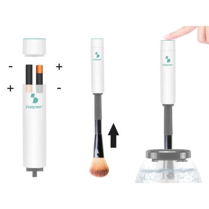 Beper - Čistič kosmetických štětců 2xAAA