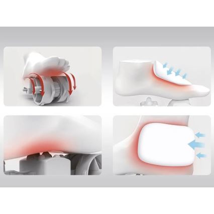 Beper - Masážní přístroj nohou SHIATSU 36W/230V + dálkové ovládání