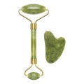 Beper - Masážní váleček a kámen Gua Sha nefrit