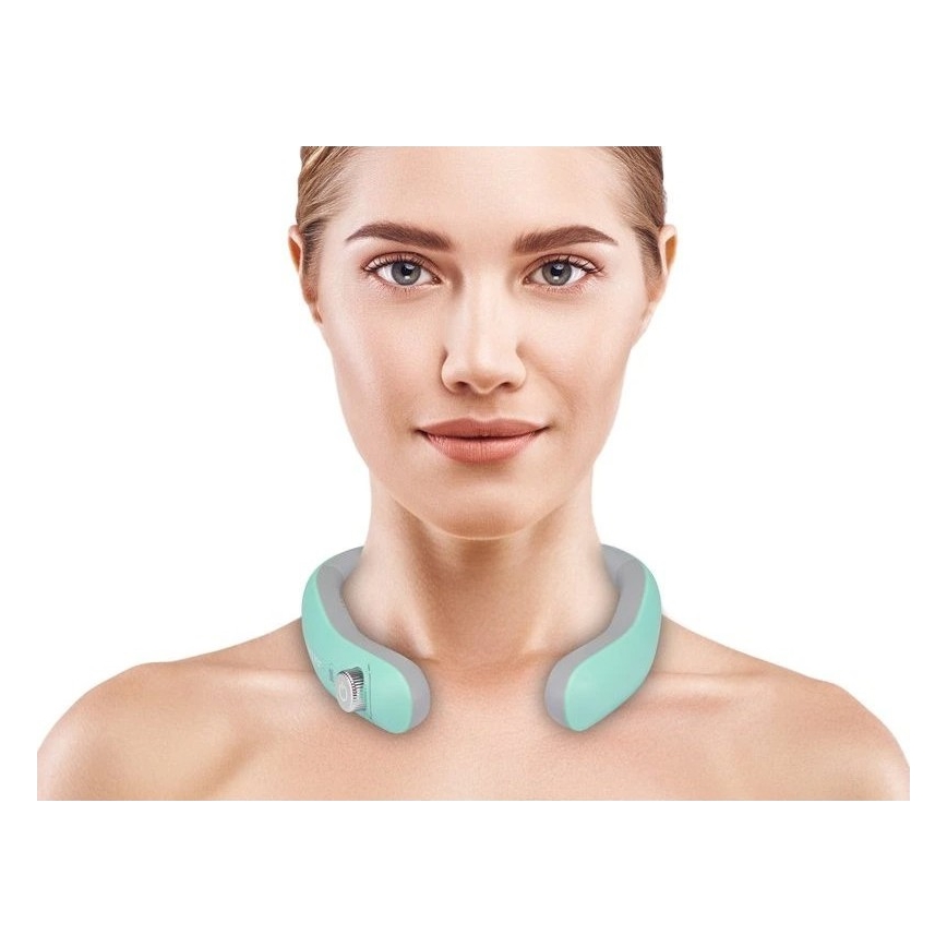 Beper - Nabíjecí masážní přístroj krku EMS 5V/900 mAh mintová