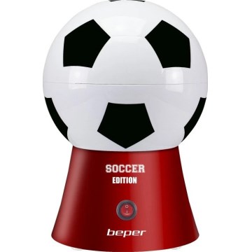 Beper - Popkornovač 1200W/230V fotbal/červená
