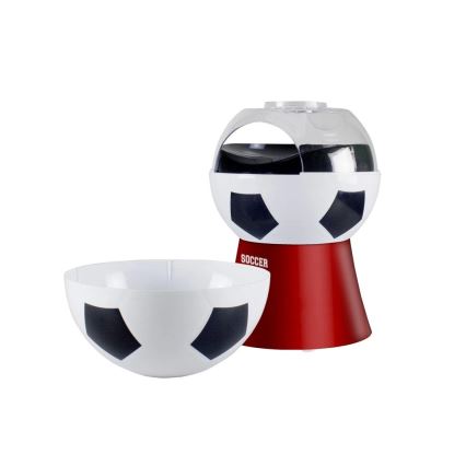 Beper - Popkornovač 1200W/230V fotbal/červená