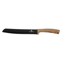 BerlingerHaus - Nerezový nůž na chléb 20 cm černá/hnědá
