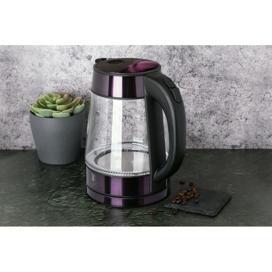 BerlingerHaus - Rychlovarná konvice 1,7 l 2200W/230V nerez/fialová