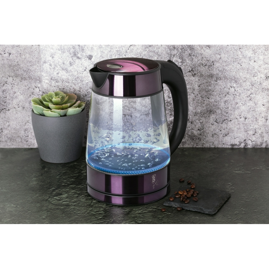 BerlingerHaus - Rychlovarná konvice 1,7 l 2200W/230V nerez/fialová