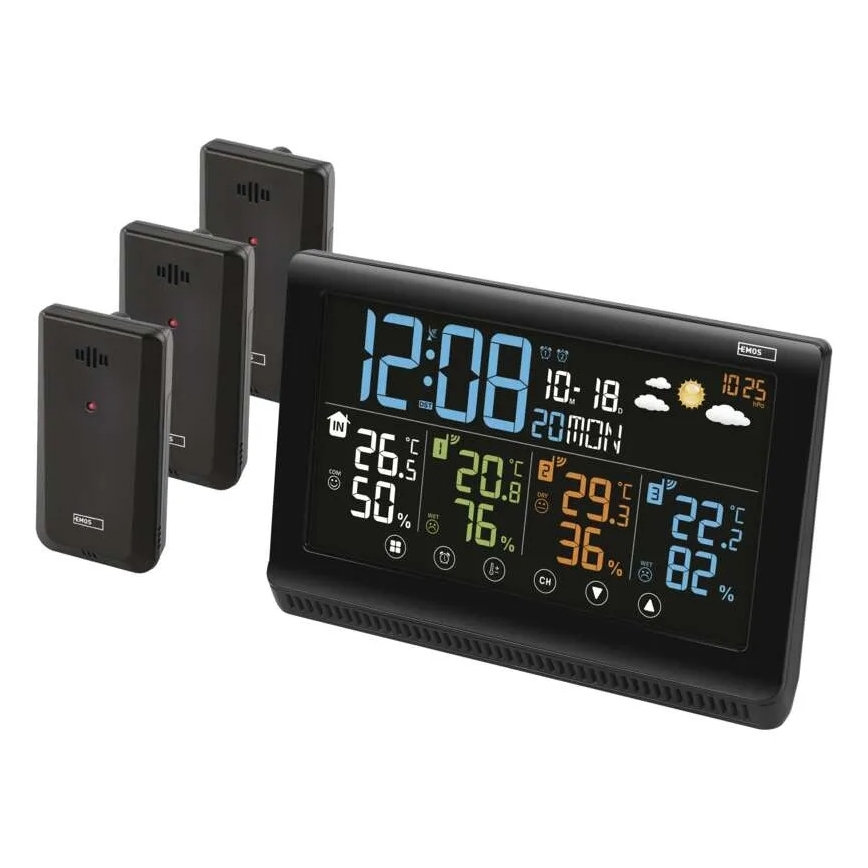 Bezdrátová meteostanice 5V/3xAAA + 2xAAA