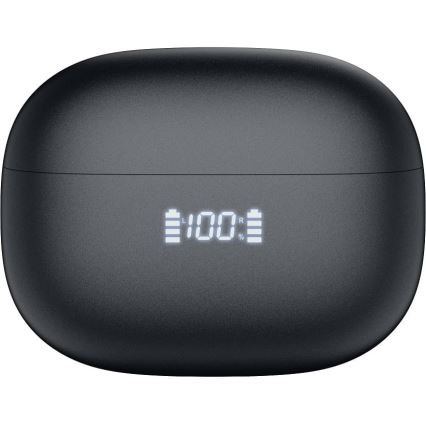 Bezdrátová sluchátka s ANC+ENC 300 mAh + 2x 40 mAh černá