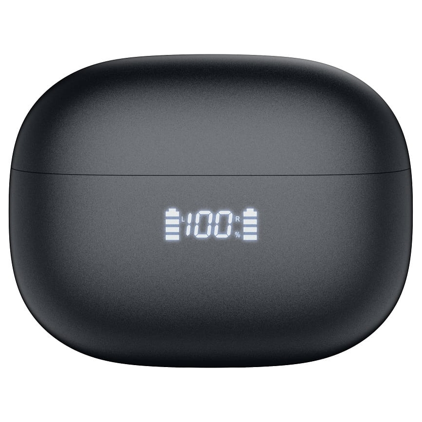 Bezdrátová sluchátka s ANC+ENC 300 mAh + 2x 40 mAh černá