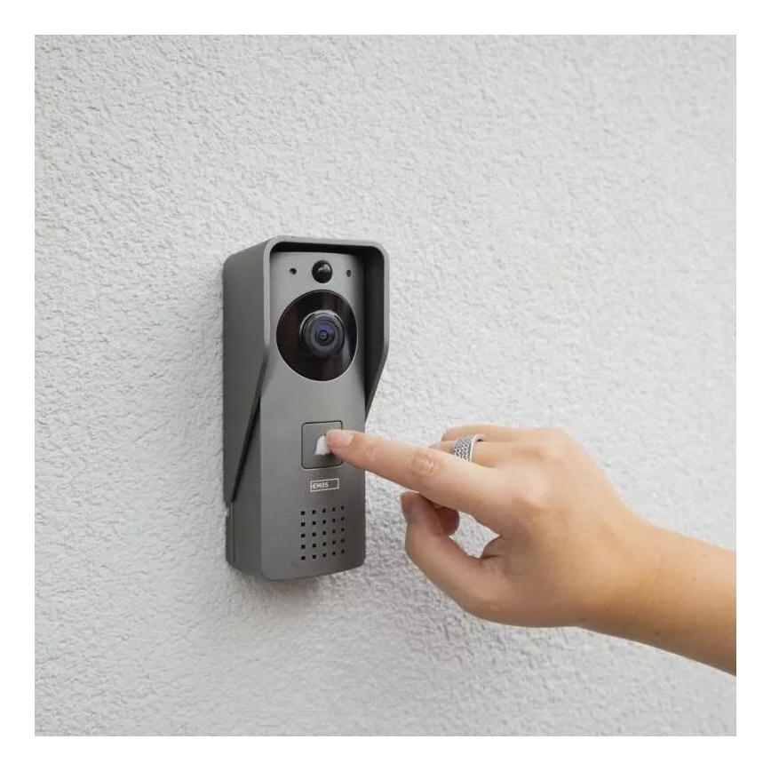 Bezdrátový videozvonek se senzorem pohybu GoSmart 12V/3xAA IP44 Wi-Fi Tuya