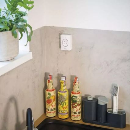 Bezdrátový videozvonek se senzorem pohybu GoSmart 12V/3xAA IP44 Wi-Fi Tuya