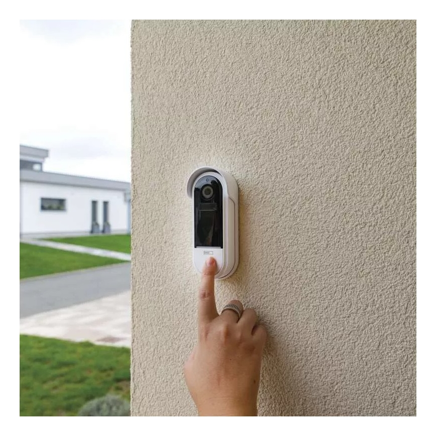 Bezdrátový videozvonek se senzorem pohybu GoSmart 5V 3xAA IP65 Wi-Fi Tuya