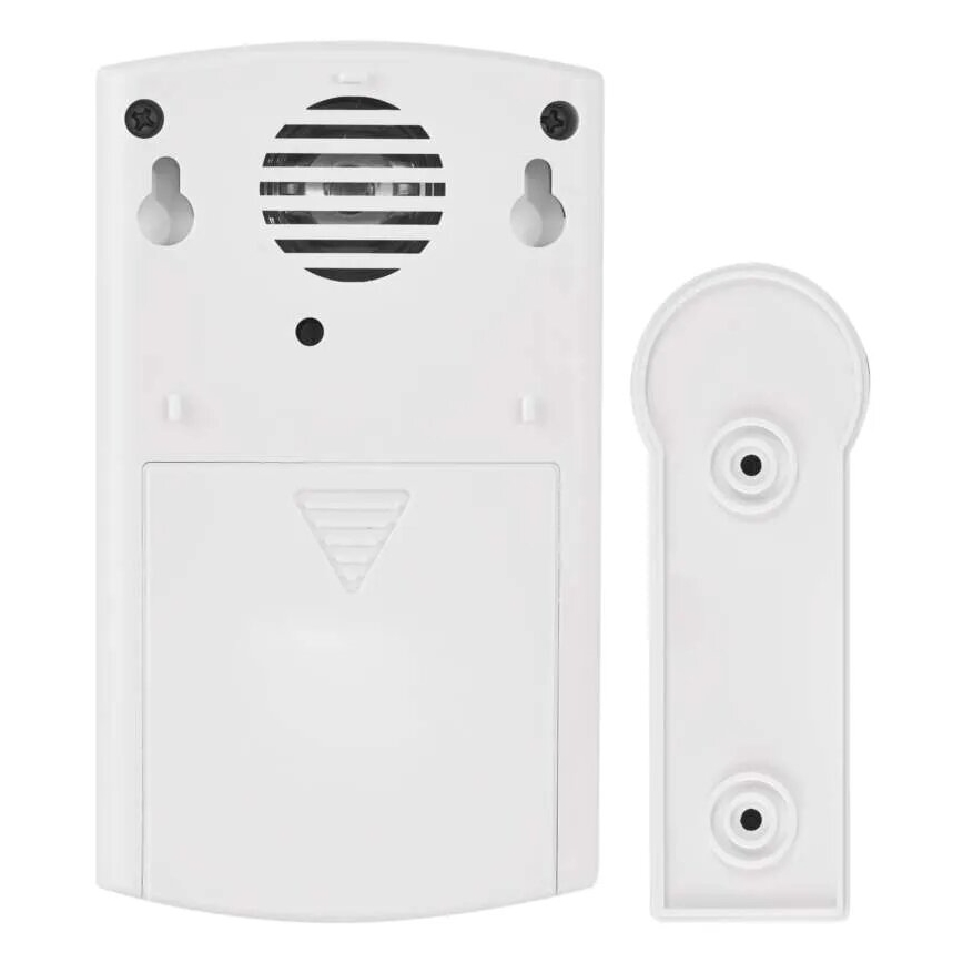 Bezdrátový zvonek 3xAA/1xCR2032 IP44 bílá/stříbrná