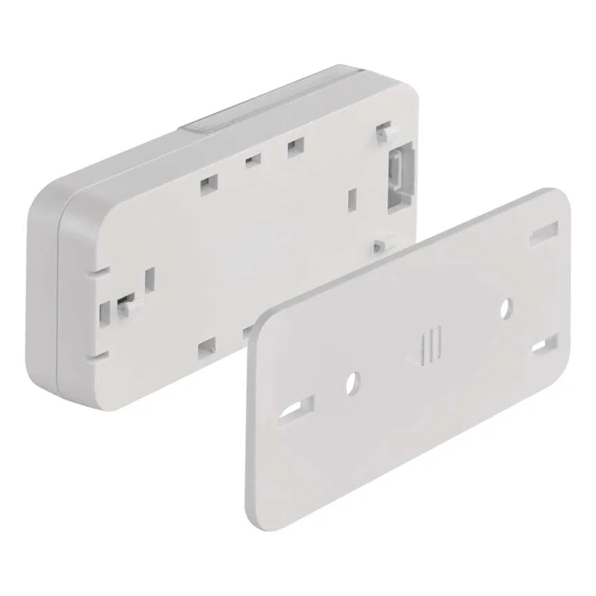 Bezdrátový zvonek do zásuvky 230V + 1xCR2032 bílá