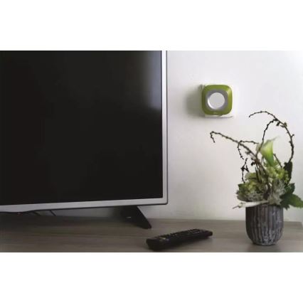 Bezdrátový zvonek do zásuvky 230V + 1xCR2032 IP44 zelená