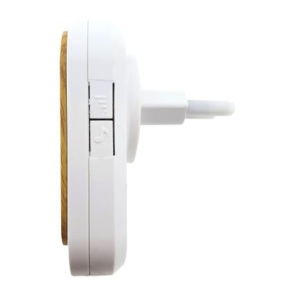 Bezdrátový zvonek do zásuvky BELL 230V + 1x23A hnědá