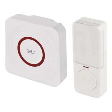 Bezdrátový zvonek do zásuvky GoSmart 230V + 1xCR2032 bílá Wi-Fi