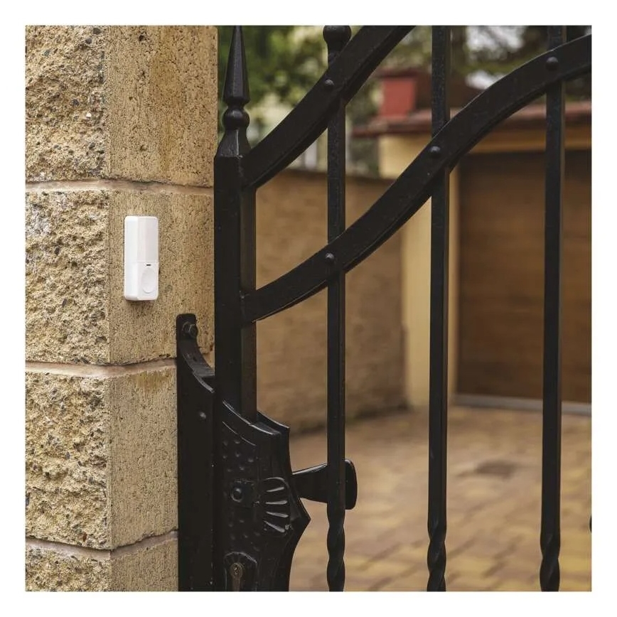 Bezdrátový zvonek vestavný 230V + 1xCR2032 bílá