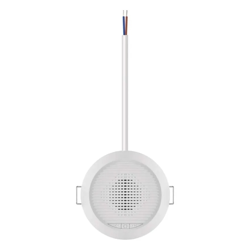 Bezdrátový zvonek vestavný 230V + 1xCR2032 bílá