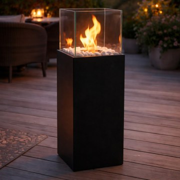BIO krb ALICANTE 26,5x80,5 cm 2kW černá