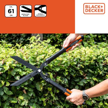 BLACK+DECKER - Nůžky na živý plot 610 mm