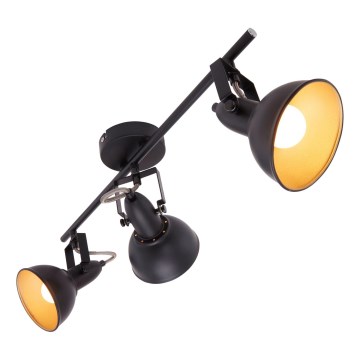 Bodové svítidlo 3xE14/40W/230V černá