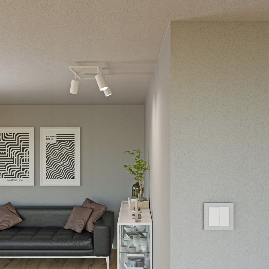 Bodové svítidlo 3xGU10/30W/230V bílá