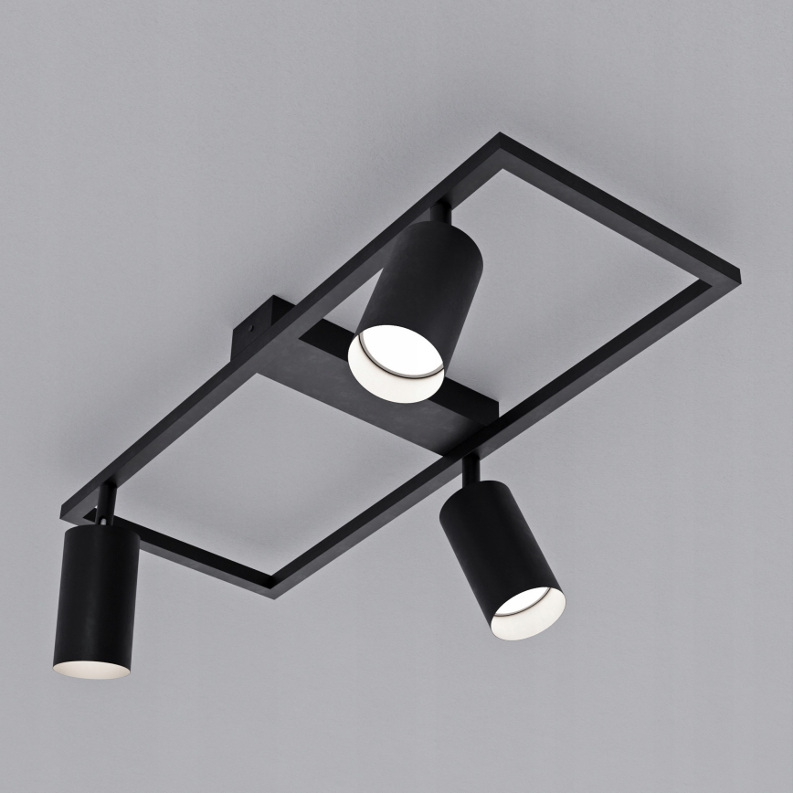 Bodové svítidlo 3xGU10/30W/230V černá