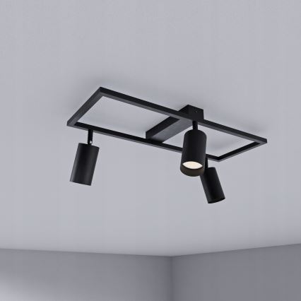 Bodové svítidlo 3xGU10/30W/230V černá