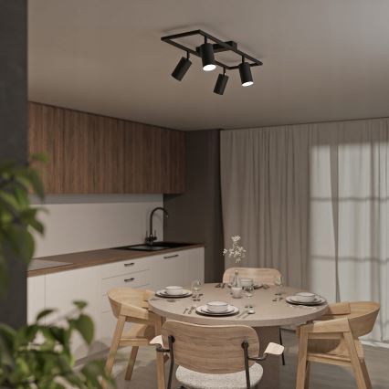 Bodové svítidlo 4xGU10/30W/230V černá