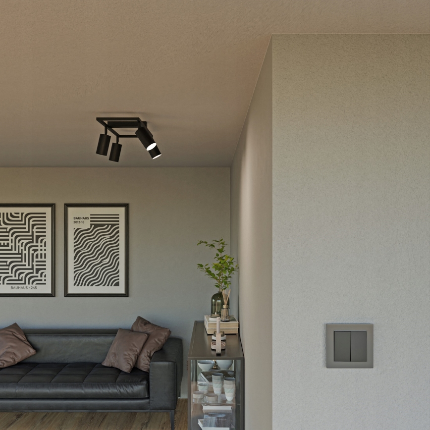 Bodové svítidlo 4xGU10/30W/230V černá