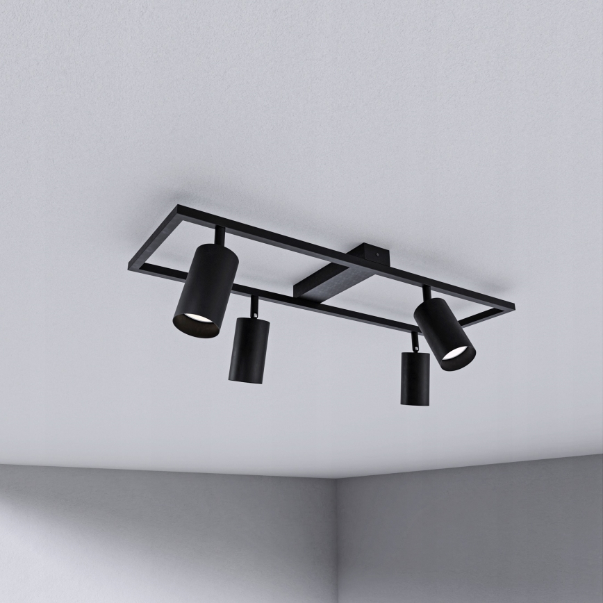 Bodové svítidlo 4xGU10/30W/230V černá