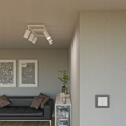 Bodové svítidlo 6xGU10/30W/230V bílá