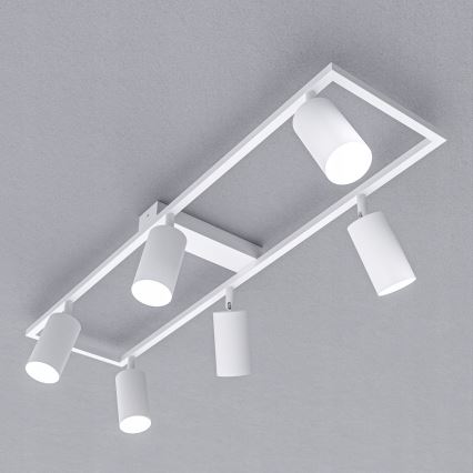 Bodové svítidlo 6xGU10/30W/230V bílá