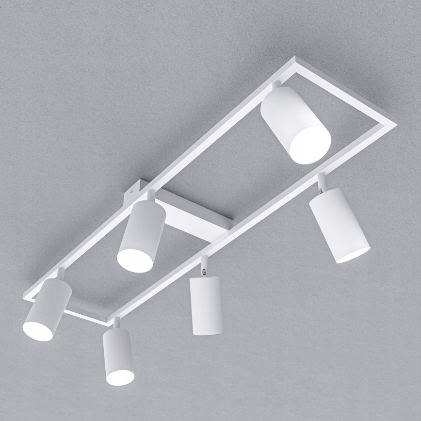 Bodové svítidlo 6xGU10/30W/230V bílá