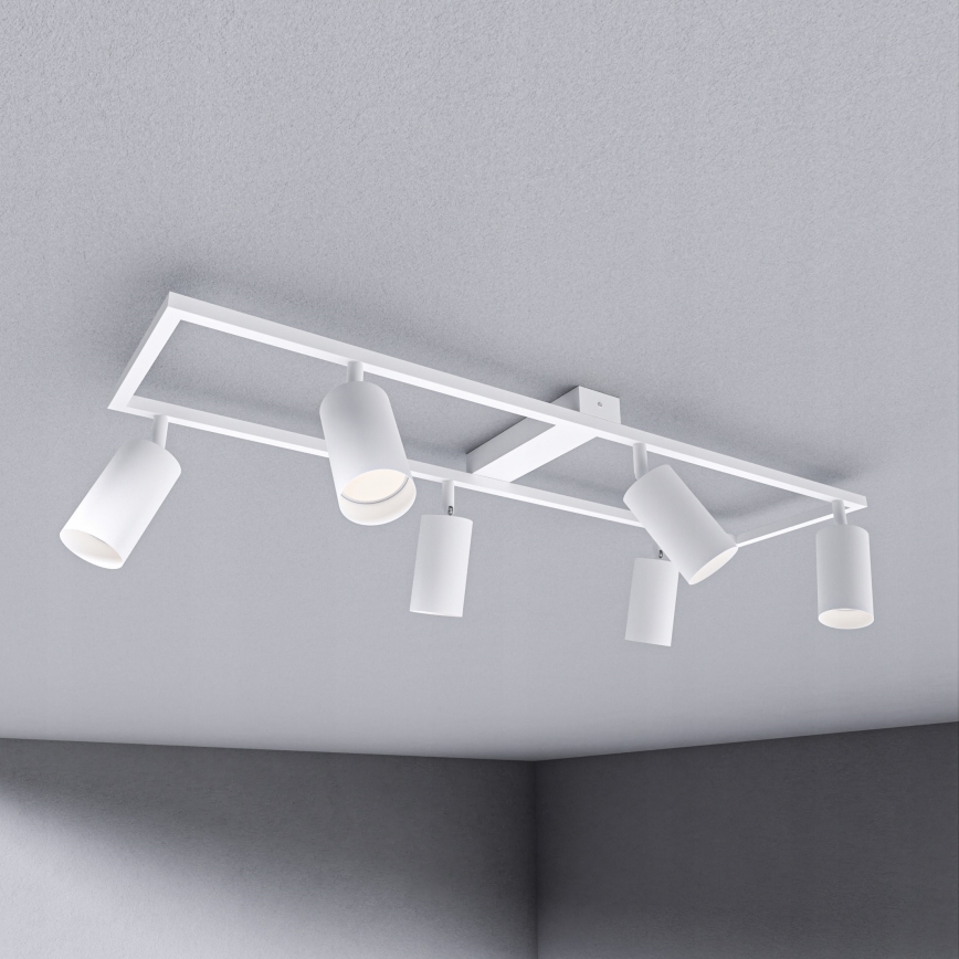 Bodové svítidlo 6xGU10/30W/230V bílá