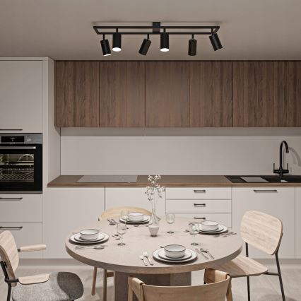 Bodové svítidlo 6xGU10/30W/230V černá